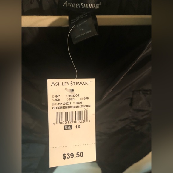 ASHLEY STEWART JOGGERS SIZE: 1X IN THE COLOR BLACK - Picture 7 of 7